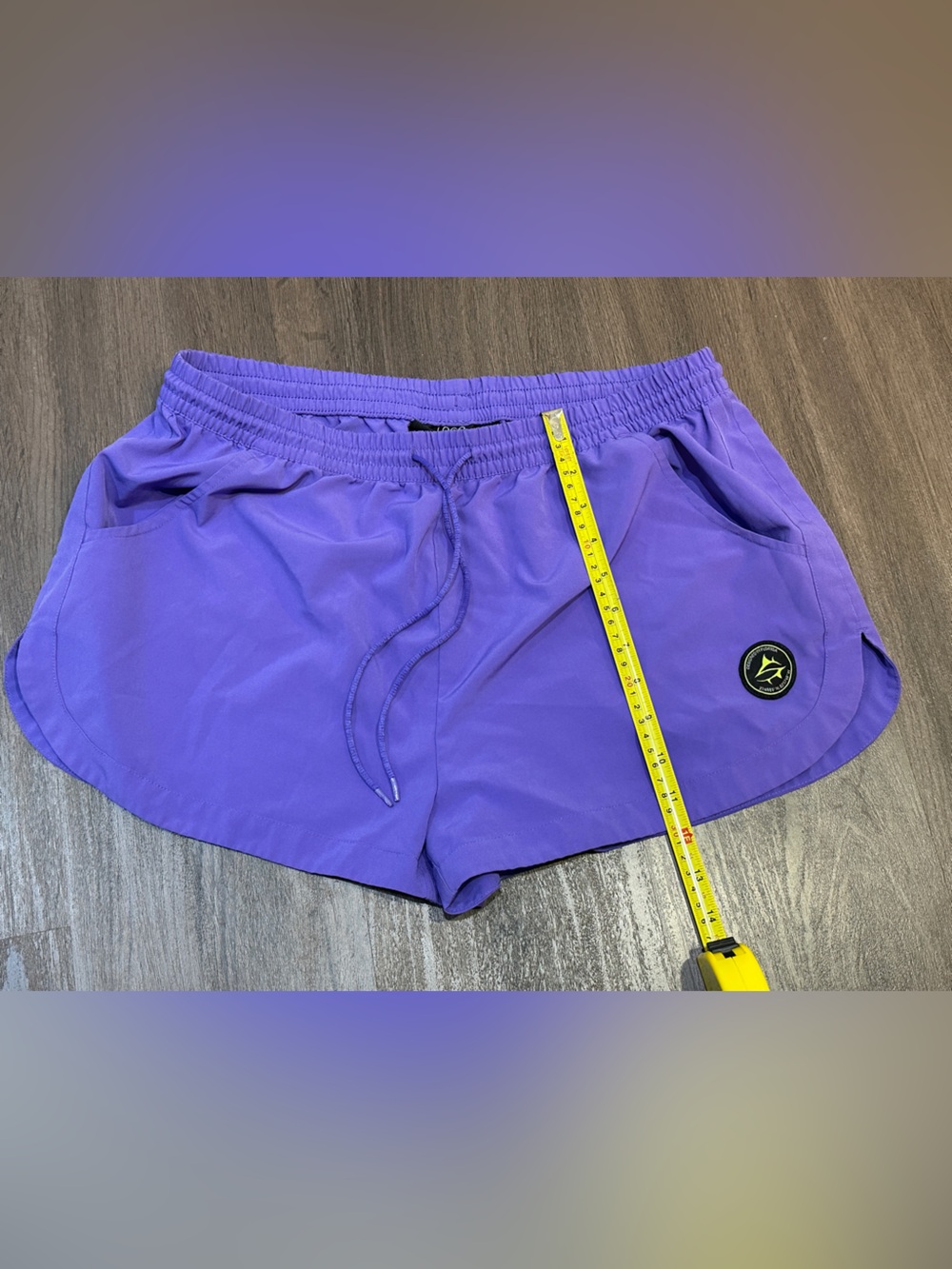 Purple Quick Dry Athletic Boat Shorts Drawstring Coastal XL - Picture 5 of 7